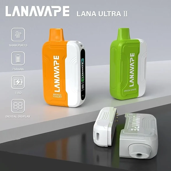LANA ULTRA II 16000口拋棄式 10ml 含3%尼古丁