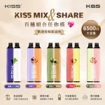 鎧斯5號 MIX & SHARE 6500口拋棄式 13ml 磁吸式雙口味設計