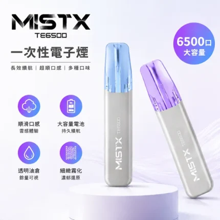 米斯特/MISTX TE 6500口一次性產品 16ml大容量油倉 鴨嘴造型吸嘴